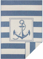 Reversible Indoor-Outdoor Flatweave Gandara Rug