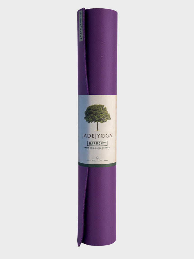 Jade Yoga Harmony 68" Inch Yoga Mat 5mm Purple