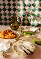 Cara Shell Cereal Bowl, Green - Set of 4