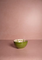 Cara Shell Cereal Bowl, Green - Set of 4