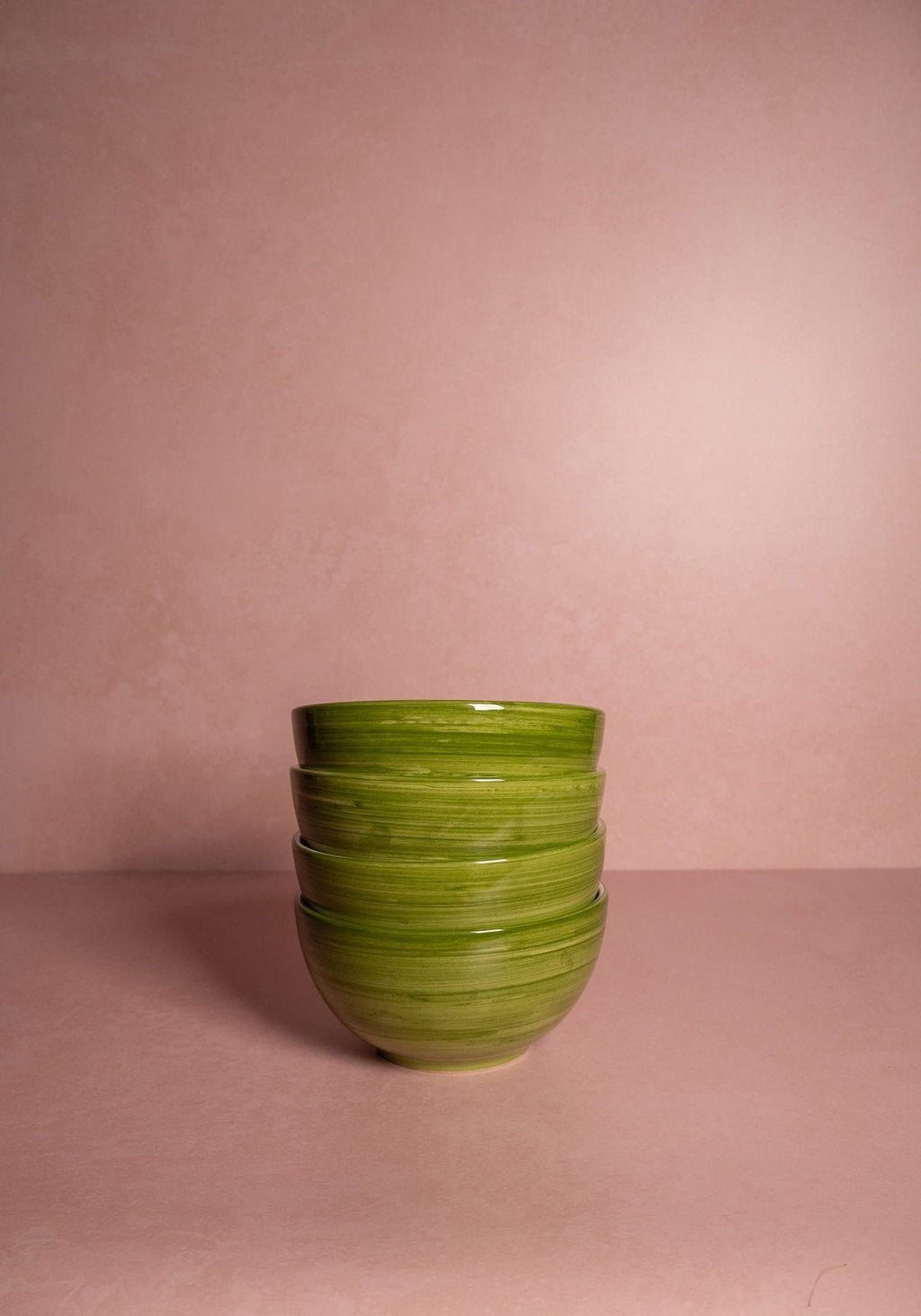 Cara Shell Cereal Bowl, Green - Set of 4