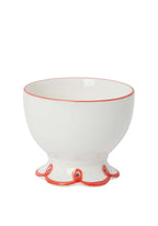 Rosy Red Scalloped Nibbles Bowl - Set of 4