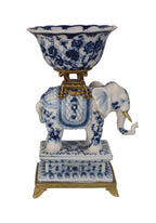 Bridgerton Decorative Elephant Porcelain Bowl