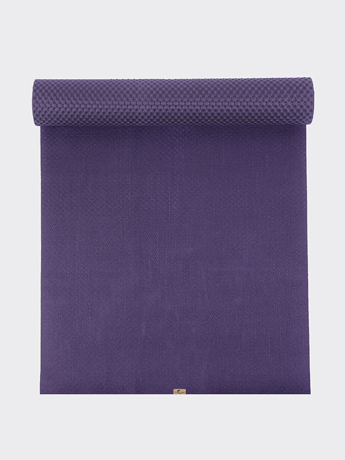 ecoYoga Standard Jute Yoga Mat - 4mm Lavender