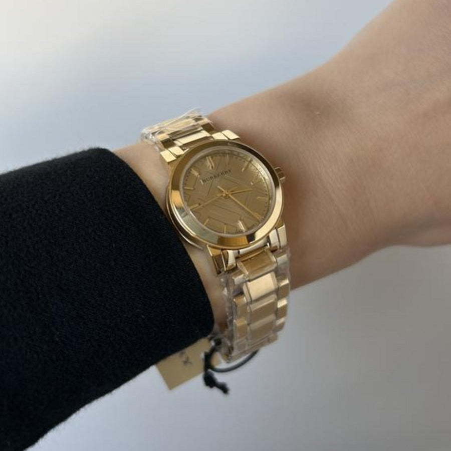 Burberry BU9227 The City Women's 26mm Gold Watch
