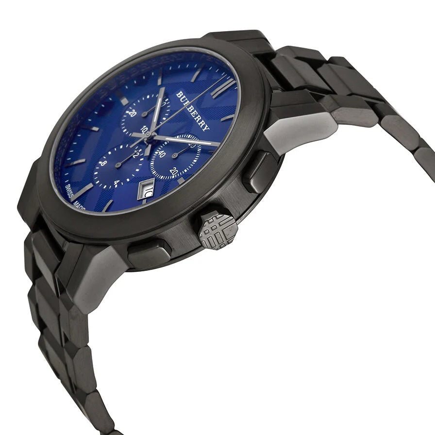 Burberry BU9365 The City Men's Gunmetal & Blue Watch