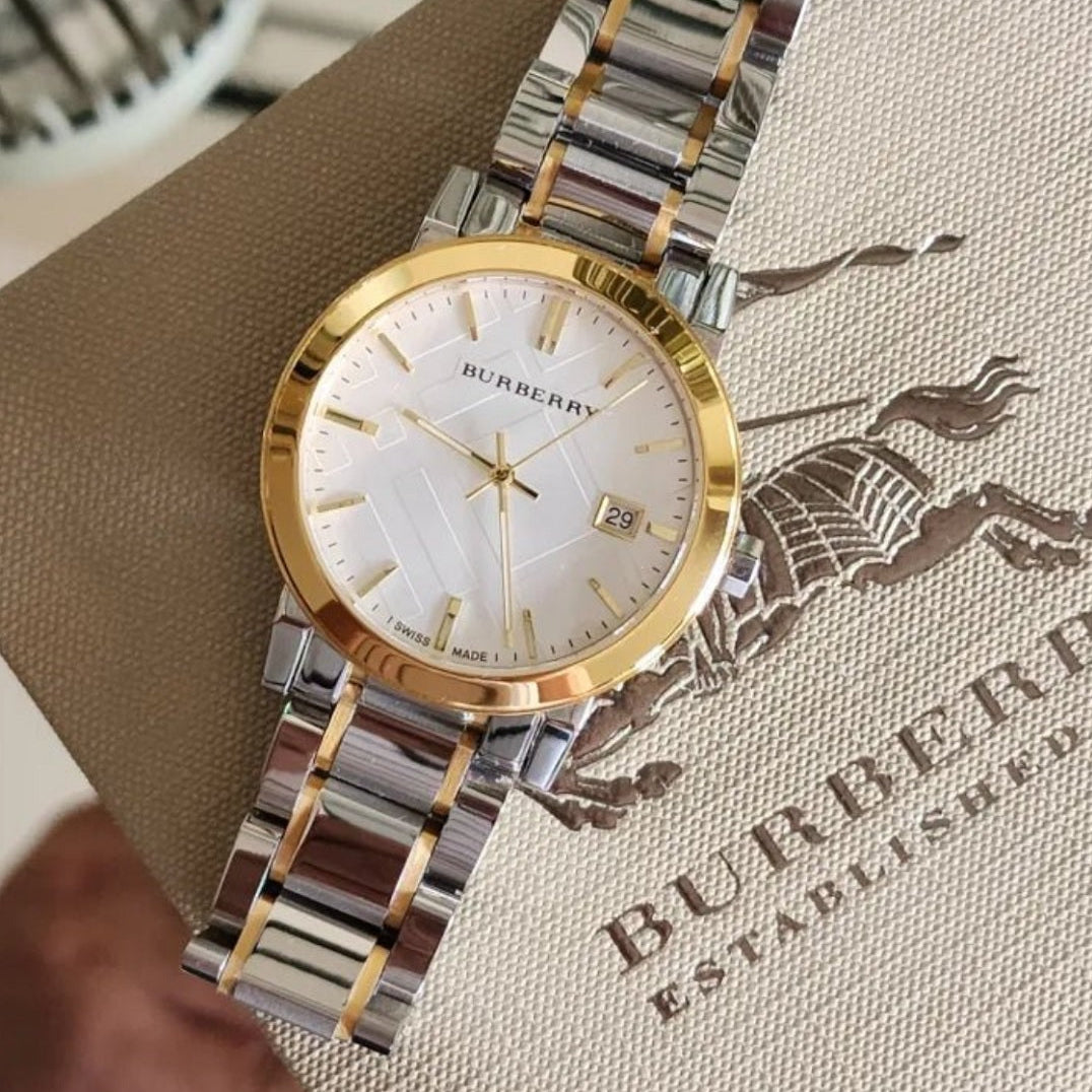 Burberry BU9115 The City Women's Two-Tone Watch