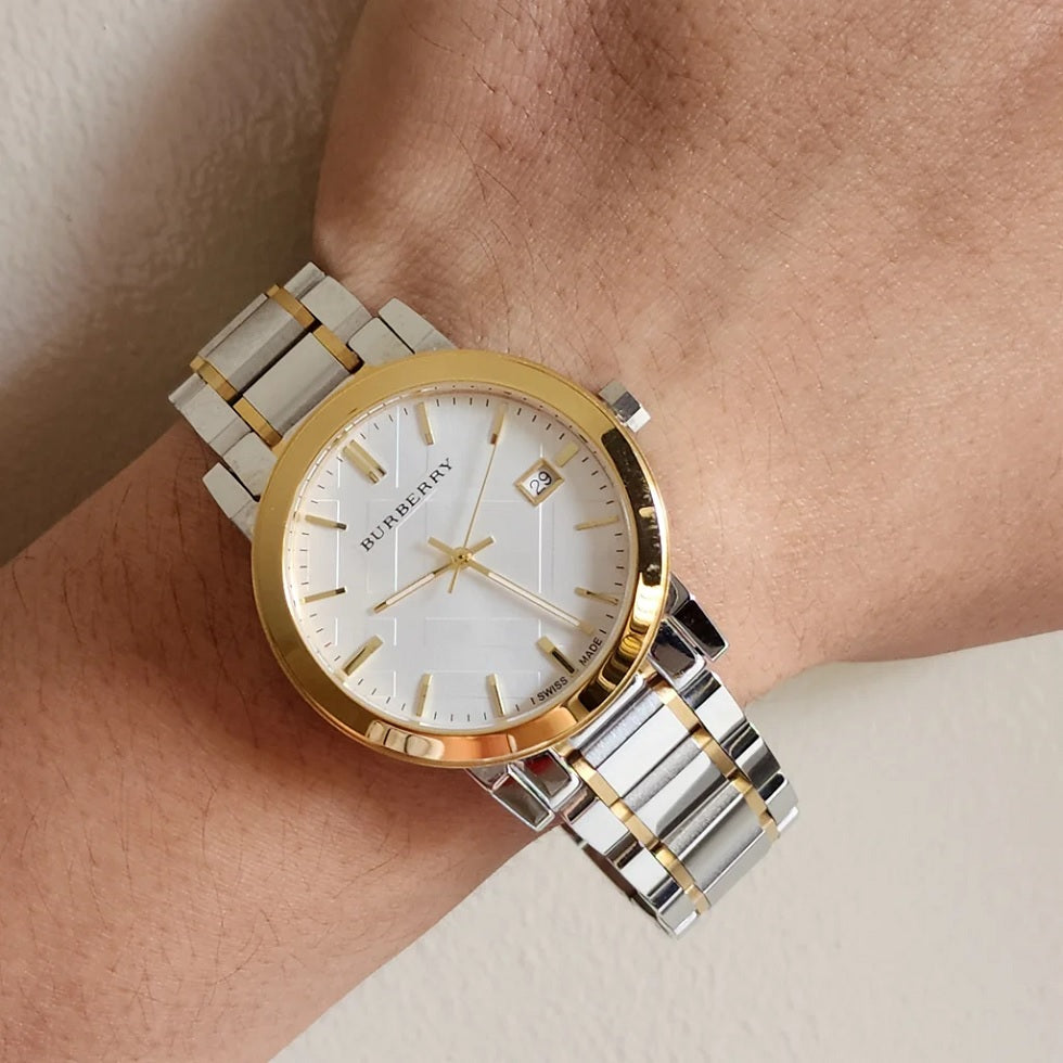Burberry BU9115 The City Women's Two-Tone Watch