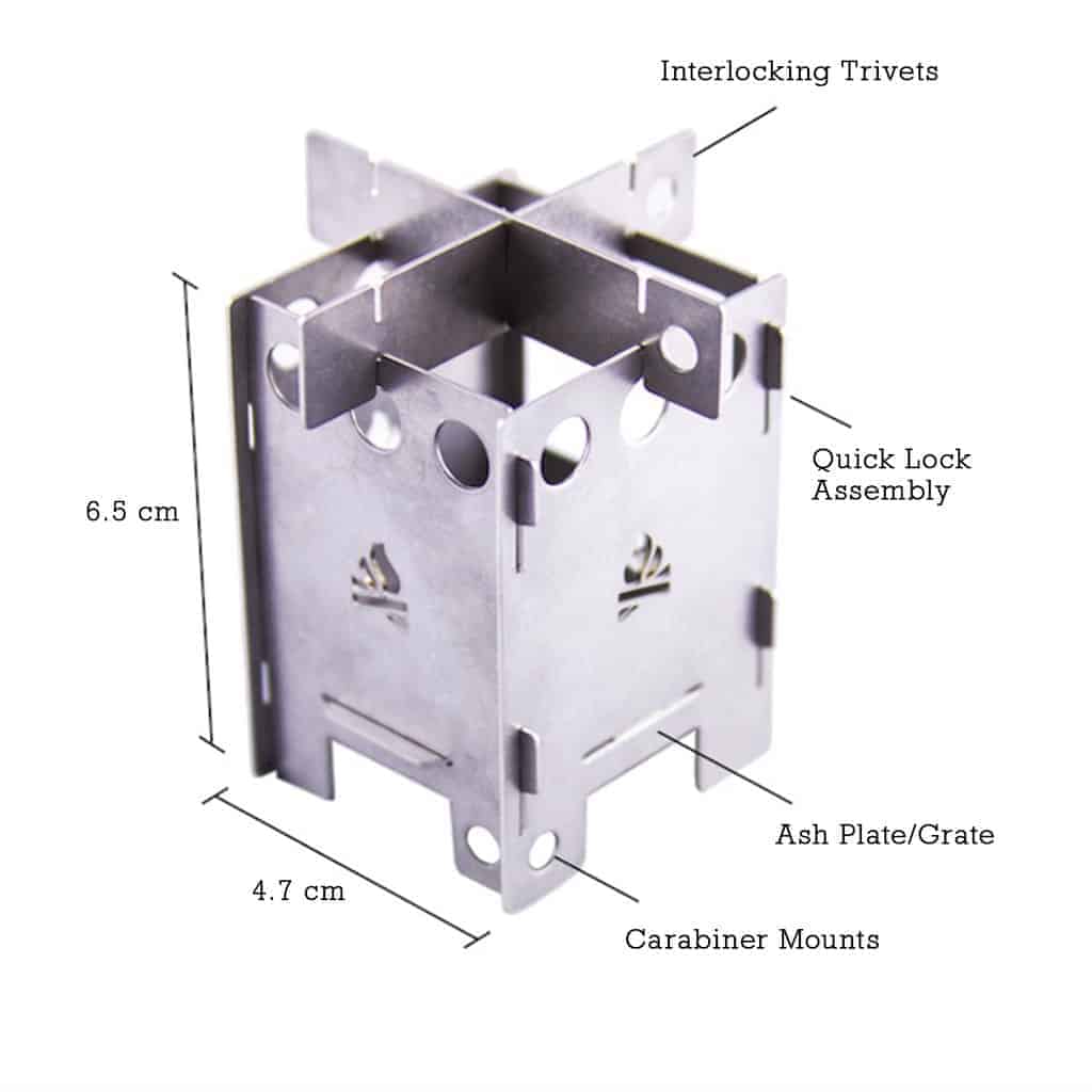 BE Outdoor Pocket Micro Stove EDCBox