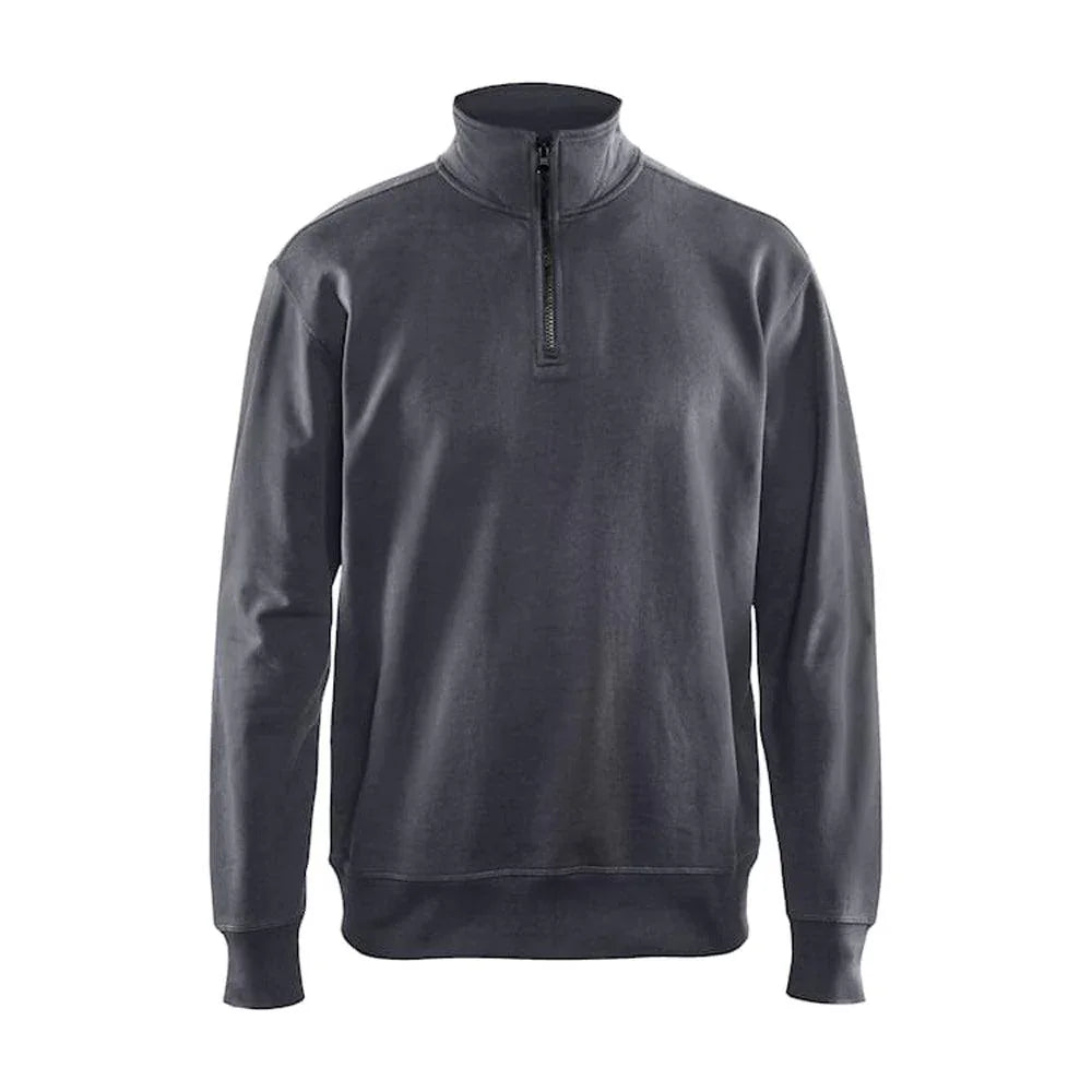 Blaklader 3369 1/4 Zip Sweatshirt Mid Grey