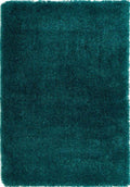 Chicago Dark Teal Shaggy Rug