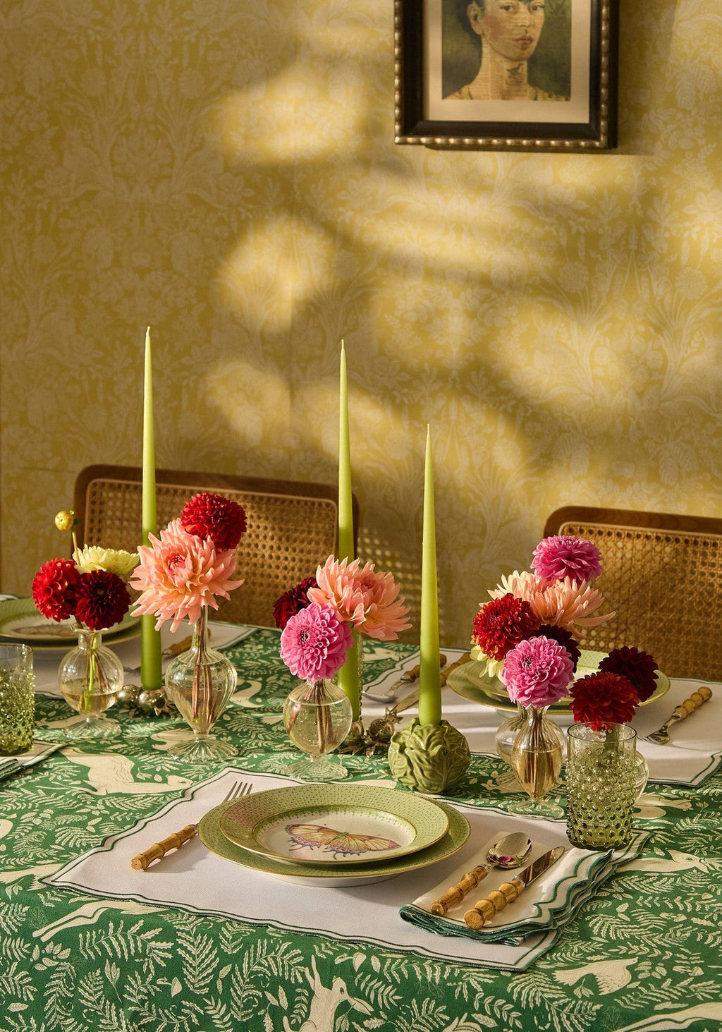 Green Cabbage Candle Holder