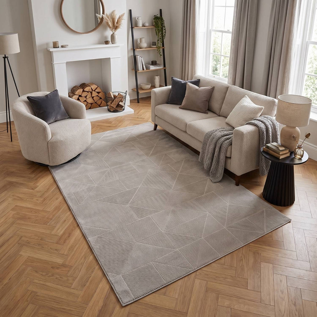 Carmel Grey Rug Abstract