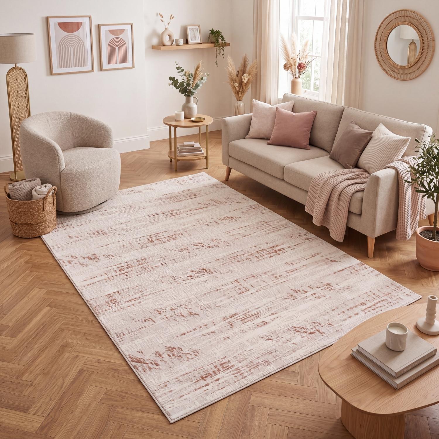 Carmel Cream-Terra Abstract Rug