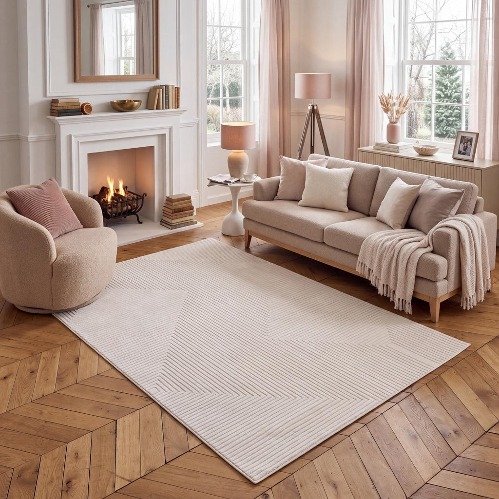 Carmel Cream Geometric Rug