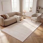 Carmel Cream Bordered Rug