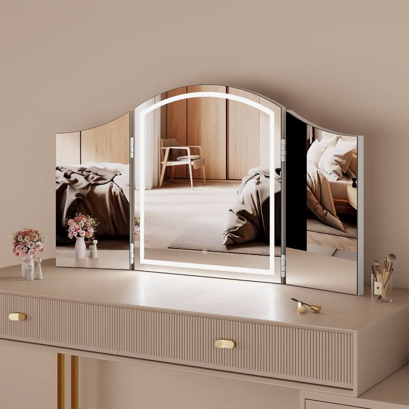 Triple Dressing Table Face Mirror