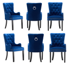 LUX Velvet Dining Chair (with armrests)
