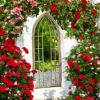 116cm Metal Window Wall Mirror