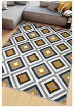 Maestro Geometric Yellow Rug