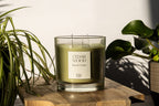 Cedarwood 3 Wick Soy Wax Candle 45 Hour Burn Time 11 x 12cm