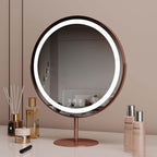 Vanity Face LED Mirror Rose Gold