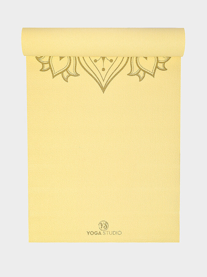 Designed Reversible Sticky Yoga Mat 6mm Lotus Banana