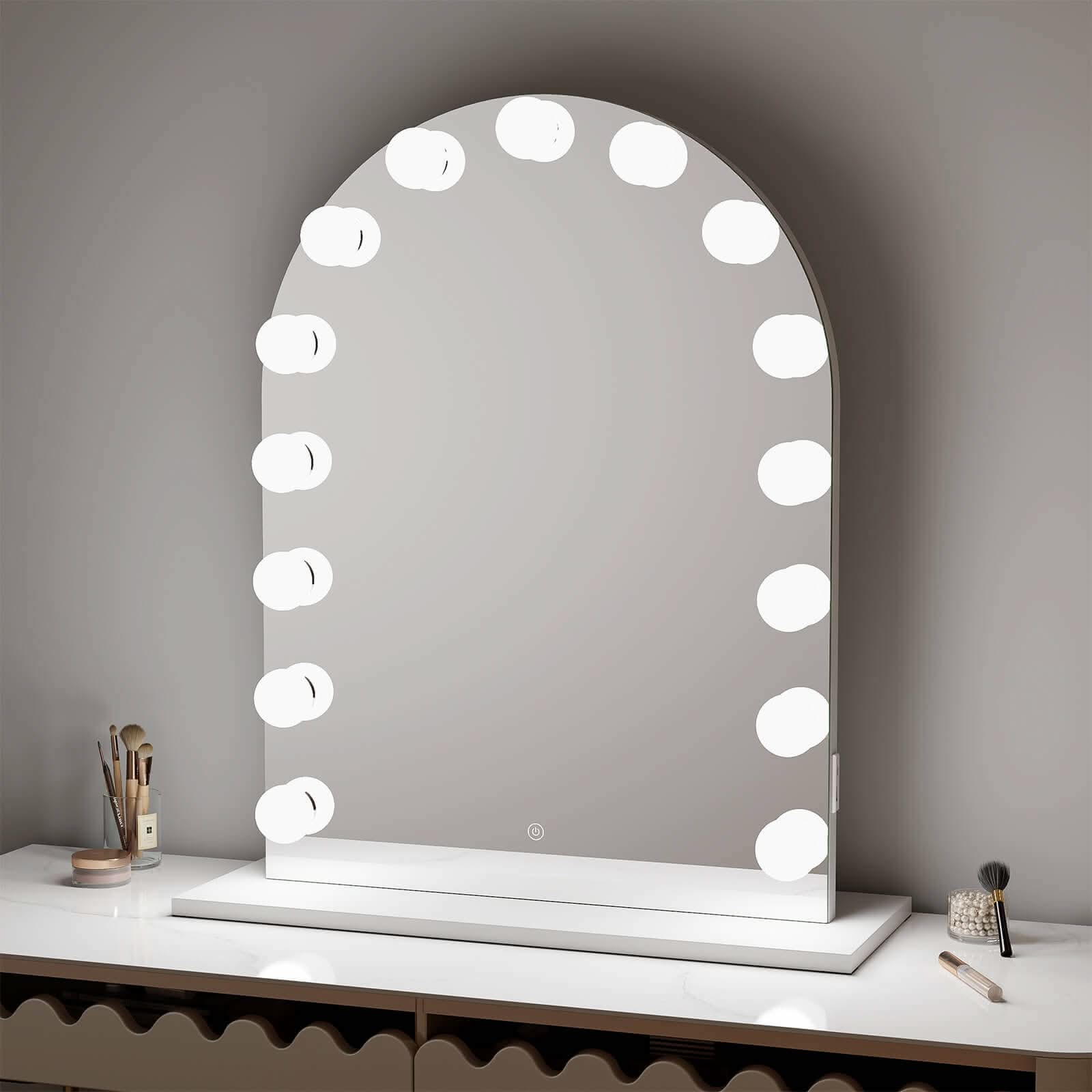 Arch Vanity Face LED Mirror 80 x 60cm