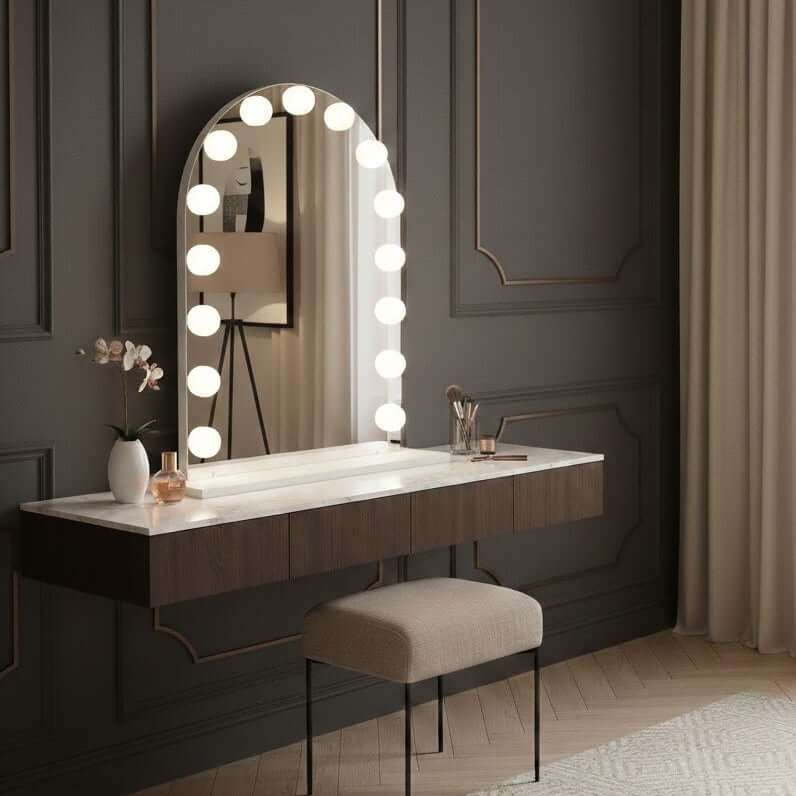 Arch Vanity Face LED Mirror 80 x 60cm
