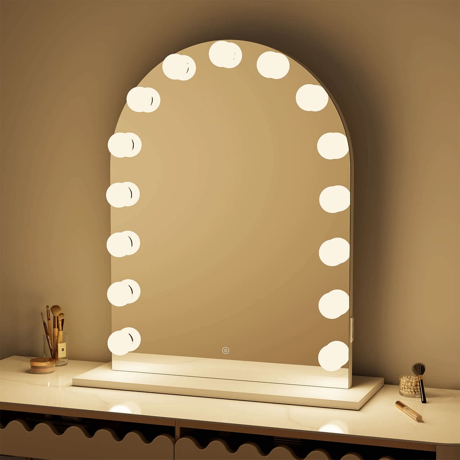 Arch Vanity Face LED Mirror 80 x 60cm