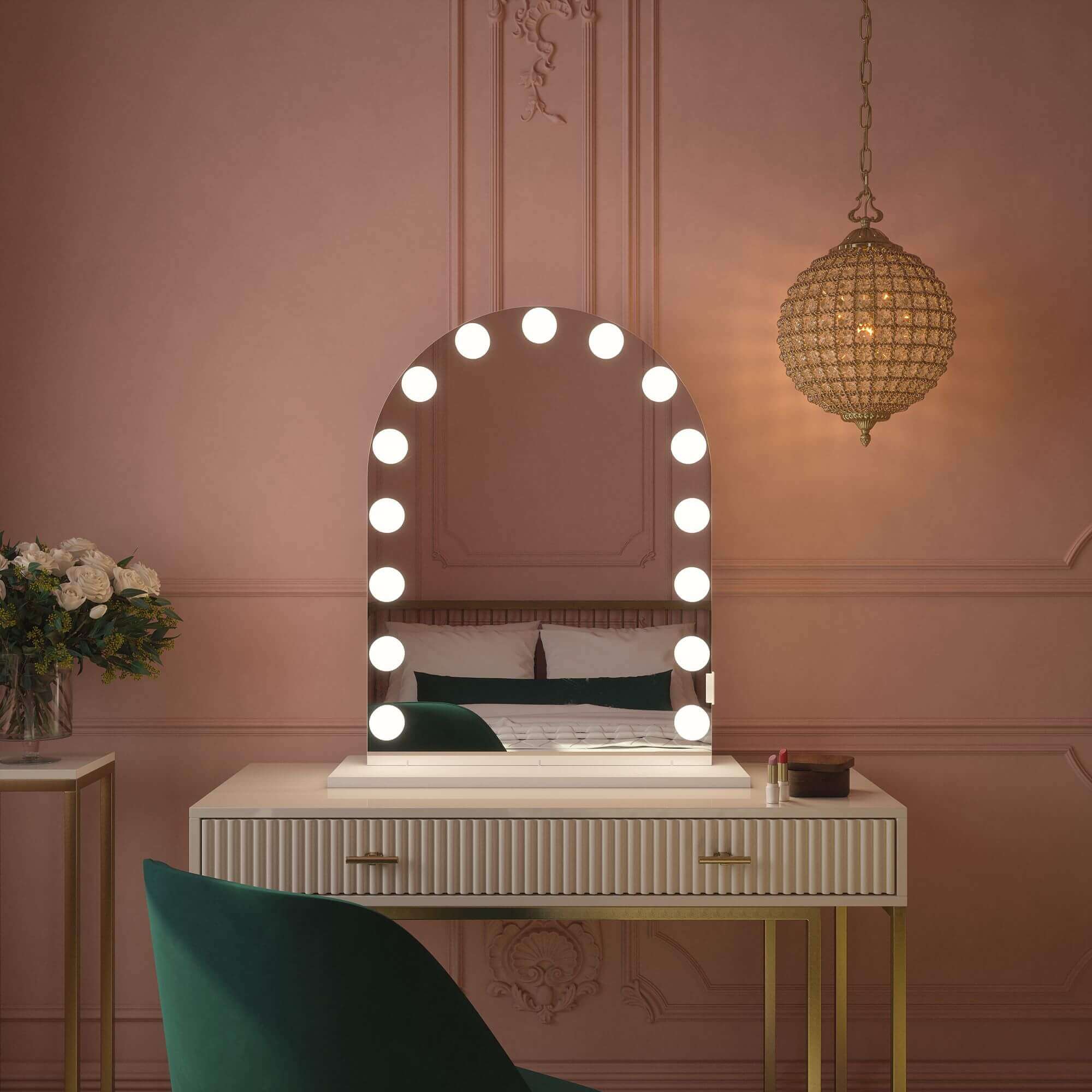 Arch Vanity Face LED Mirror 80 x 60cm