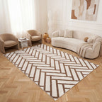 Loft Chevron Brown Rug