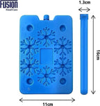 Reusable Ice Packs for Cool Box - Four Pack Freezer Blocks 32x25cm