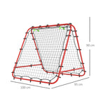 Rebounder Net Football Target Goal with Adjustable Angles