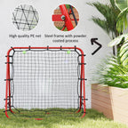 Rebounder Net Football Target Goal with Adjustable Angles