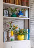 Color Blocking Yellow and Green Vase