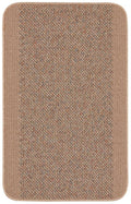 Washable Designer Bordered Beige Rug 57X90 cm