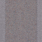 Washable Bordered Silver Grey Rug