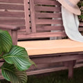Cream Waterproof Garden Bench Cushion Outdoor Seat Pad 108cm