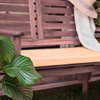 Cream Waterproof Garden Bench Cushion Outdoor Seat Pad 108cm