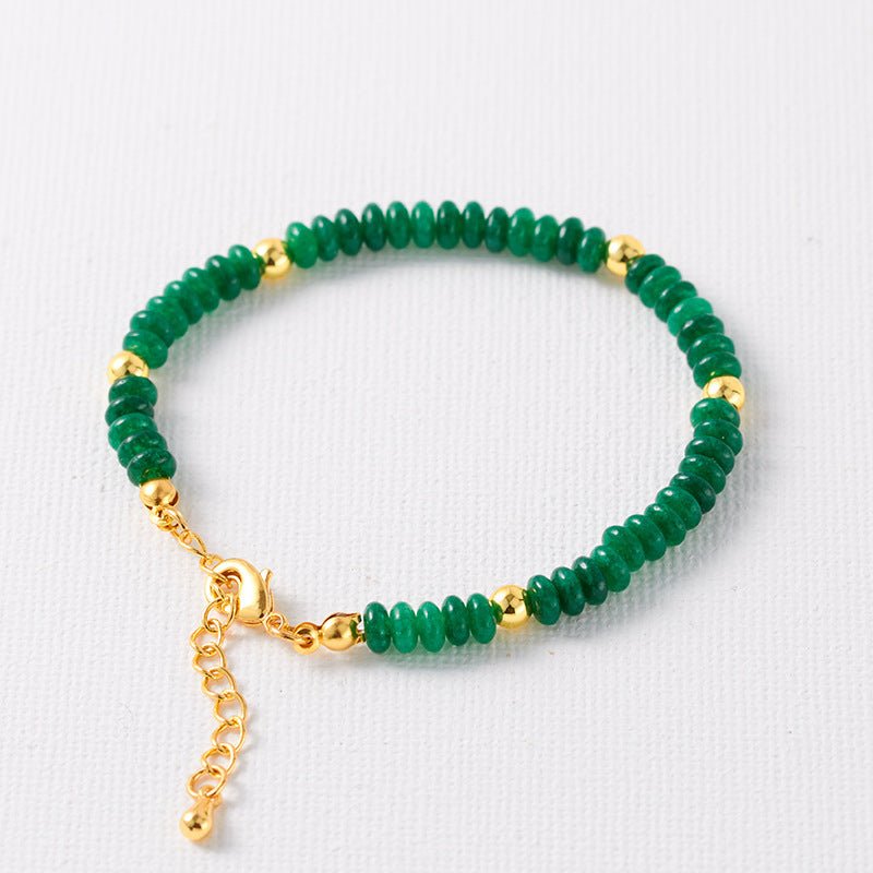 Crystal Natural Stone Beaded Necklace & Bracelet Set – 15+ Styles Crystal Tip Bracelet