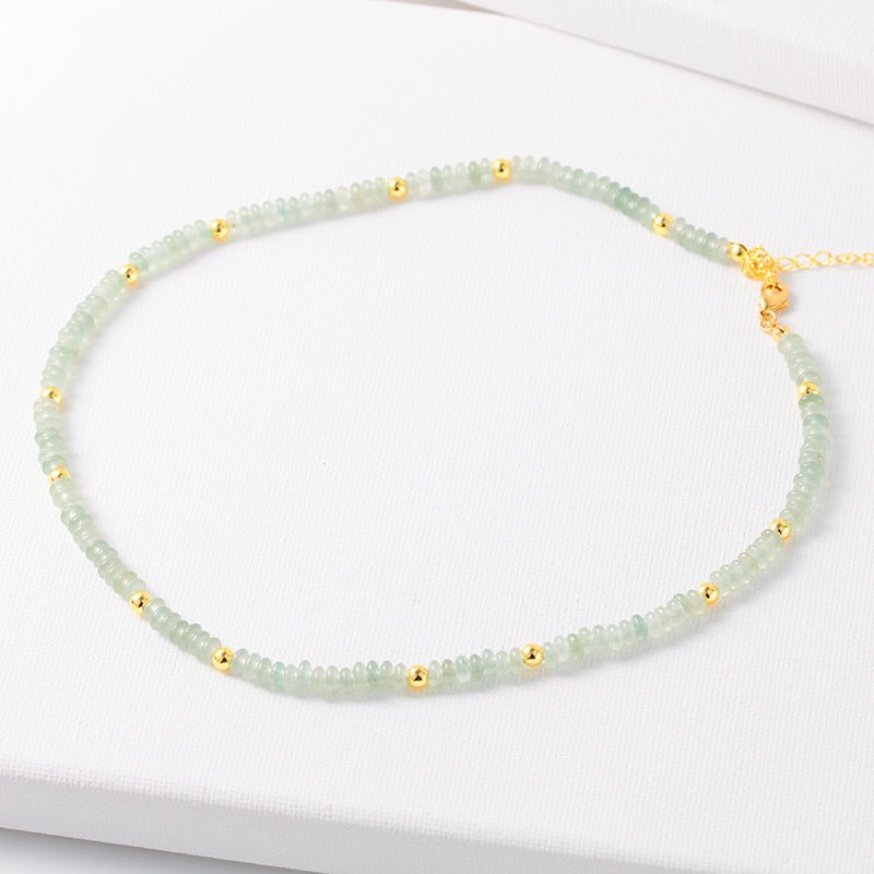 Crystal Natural Stone Beaded Necklace & Bracelet Set – 15+ Styles J Aventurine Necklace