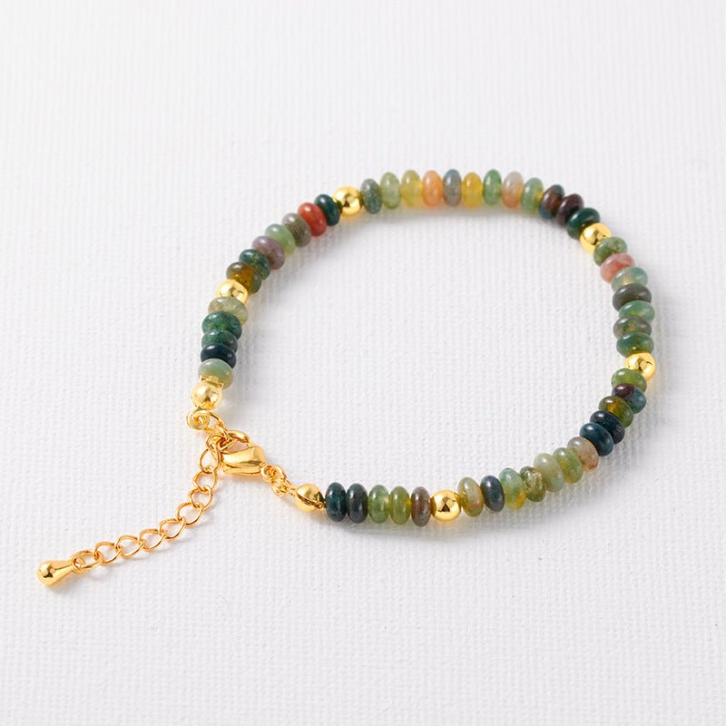 Crystal Natural Stone Beaded Necklace & Bracelet Set – 15+ Styles E African Pine Bracelet