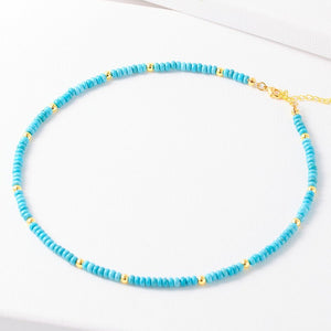 I Blue Tophus Necklace