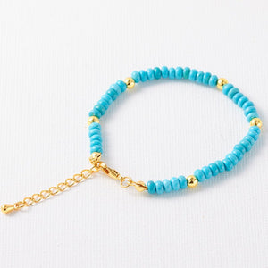 I Blue Turquoise Bracelet