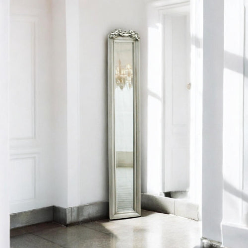13 x 109cm Silver Mirror