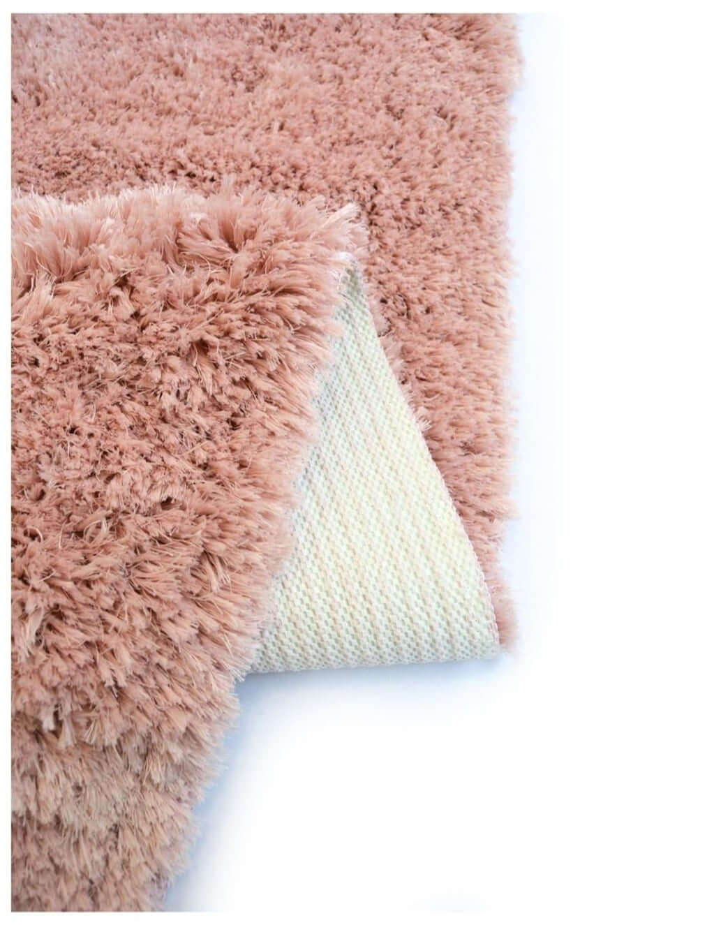 Soft Washable Pink Shaggy Rug