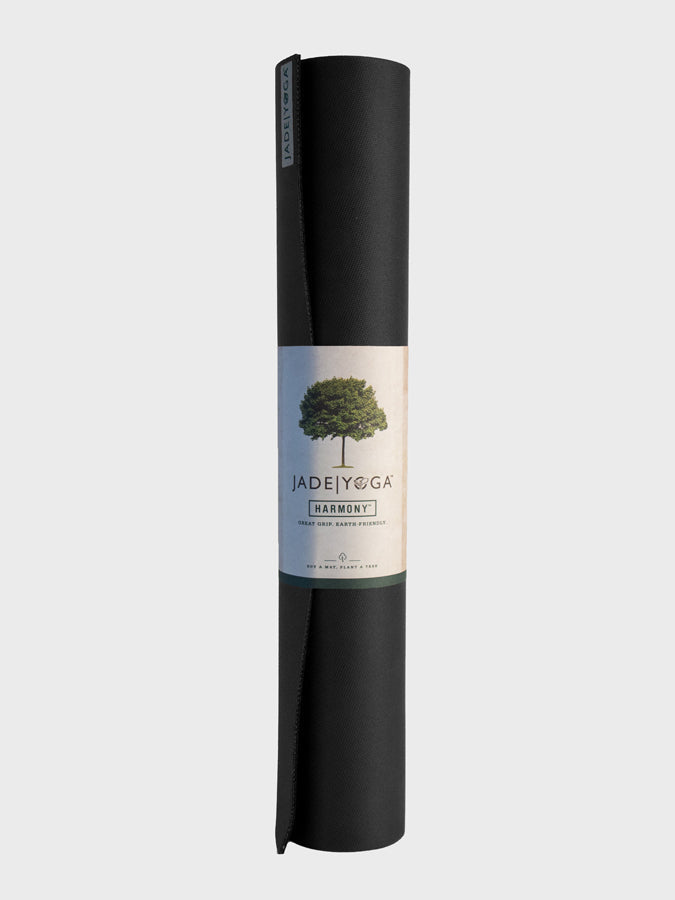 Jade Yoga Harmony 68" Inch Yoga Mat 5mm Black