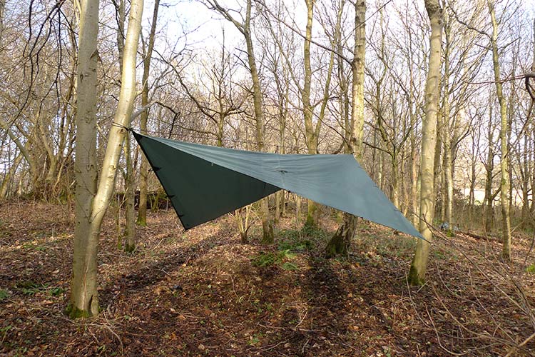 DD 3.5 x 3.5 Olive or Forest Green Tarp