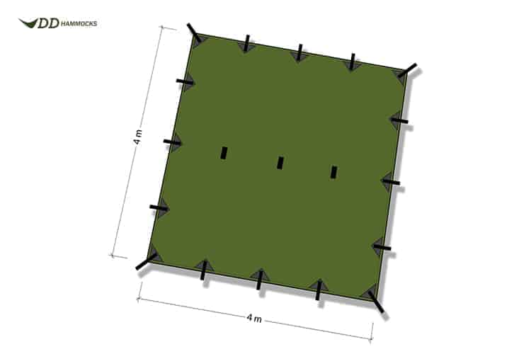 DD 4 x 4 Tarp (Various Colours)